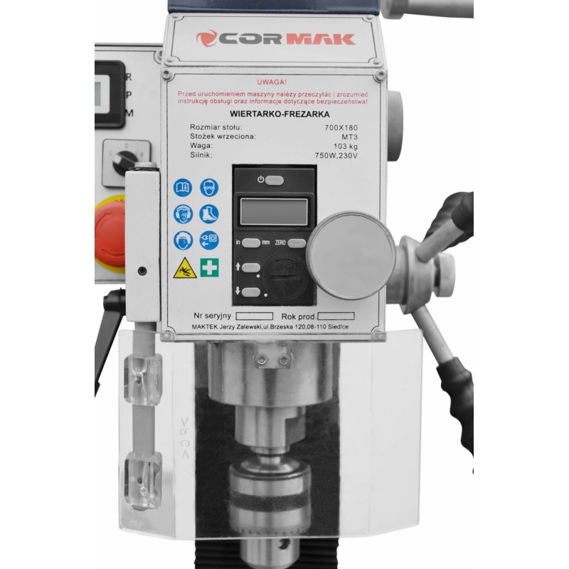 Fresadora-taladradora CORMAK HK25L VARIO | Fabricante CORMAK