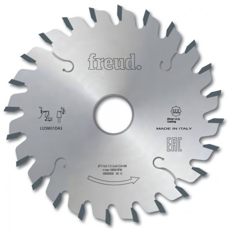 Hoja de sierra circular Freud 125 x 3,1 x 20 z24