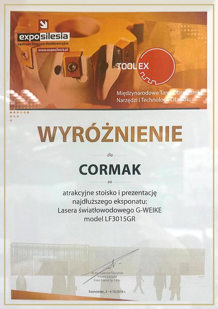 Información sobre la marca CORMAK - conozcámonos